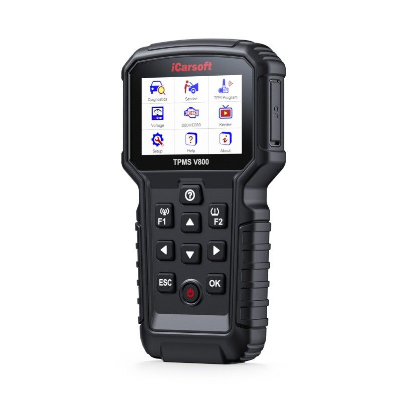 iCarsoft TPMS V800 – Professionellt TPMS- och diagnosverktyg för alla bilmärken