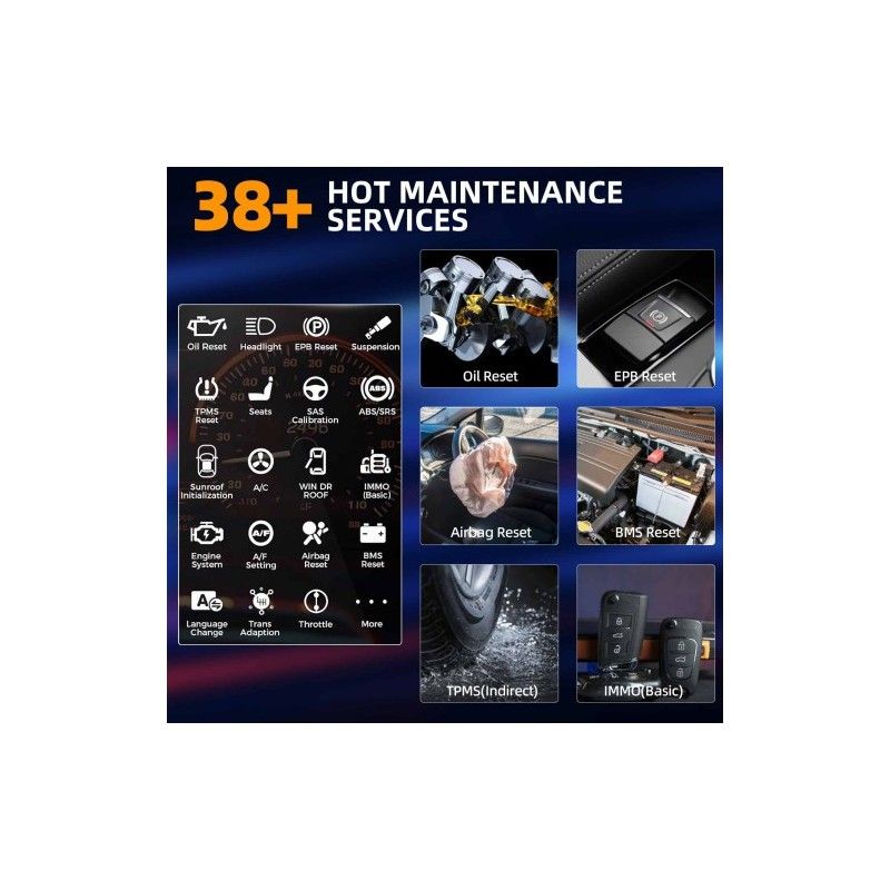 OTOFIX D1 Lite 2025 – bildiagnostik OBD2 felkodsläsare & diagnosverktyg med 2 års licens