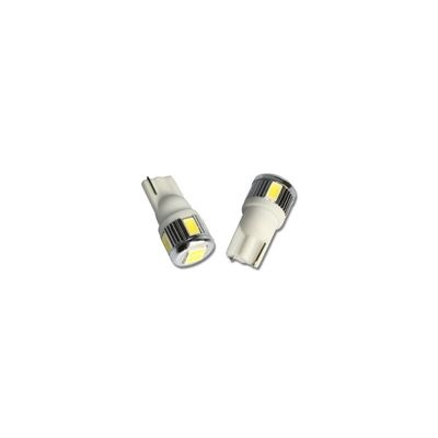Led diod lampa T10 W5W 6 st 5630 SMD