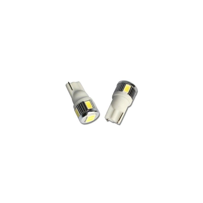 Led diod lampa T10 W5W 6 st 5630 SMD