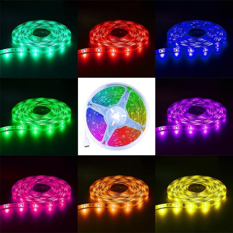 RGB paket 5M 5050 smd 150 led slinga