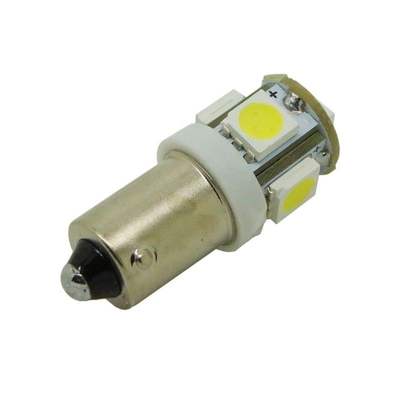 Led Diodlampa H6W BAX9s 5 SMD