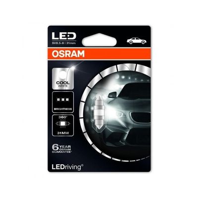 OSRAM C5W LEDriving 31mm 360 Färg Varmvit