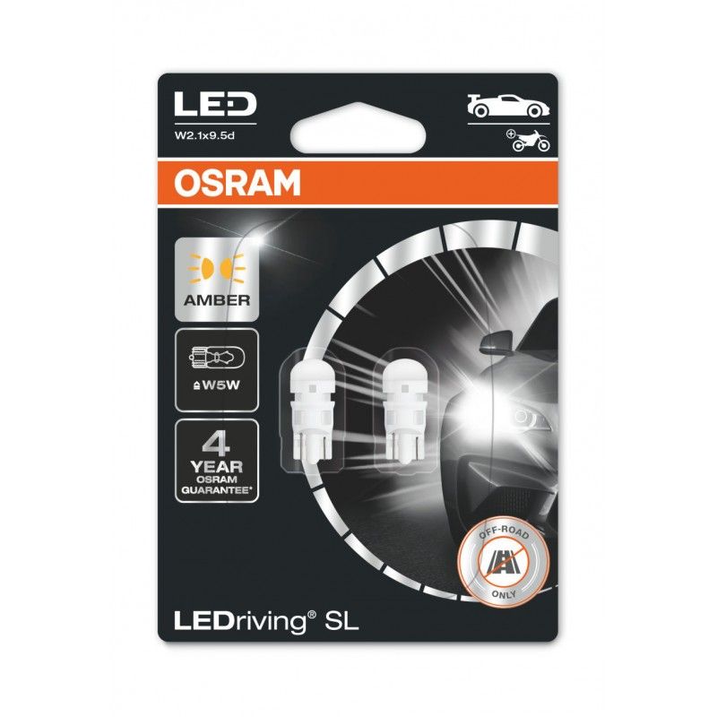 LEDriving LEDlampa SL W5W T10 Amber
