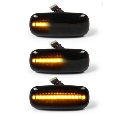 Dynamisk blinkers tonad lins till Audi A2 A3 A4 A6 A8