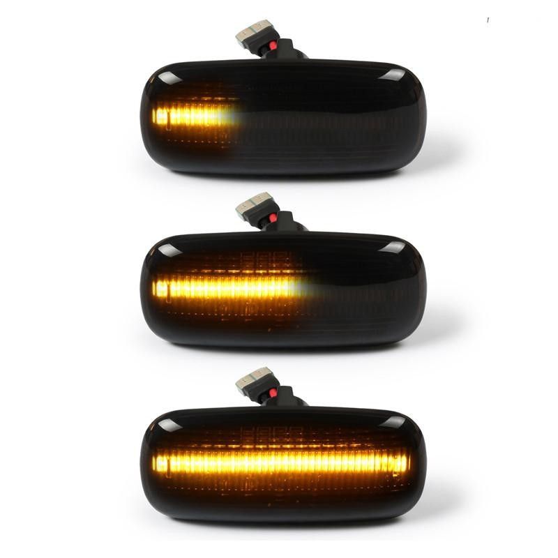 Dynamisk blinkers tonad lins till Audi A2 A3 A4 A6 A8