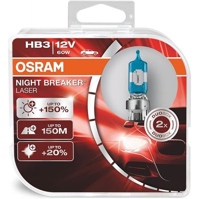 Night Breaker Laser Next Generation 9005 HB3 150 högre ljusstyrka