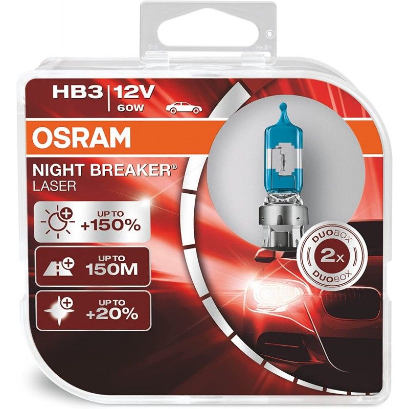 Night Breaker Laser Next Generation 9005 HB3 150 högre ljusstyrka