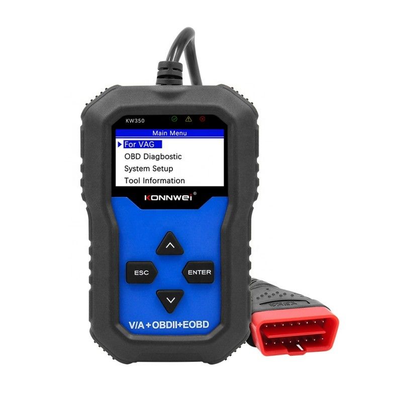KONNWEI KW350 OBD2 felkodläsare bildiagnostisk skanner för VW Audi Seat