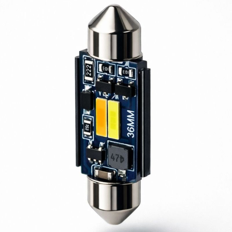 LED-lampa 36 mm – Valbar färg