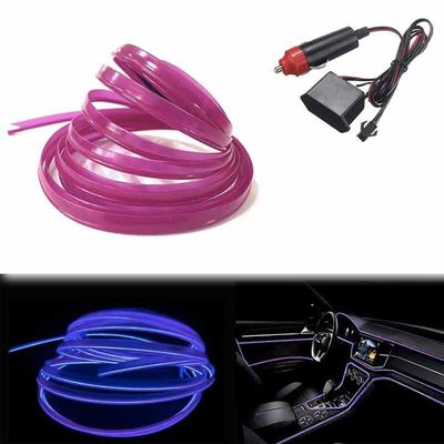Glowstrip neon led slinga med cigg plugg 12V för dekoration 3 meter