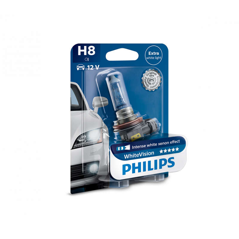Philips WhiteVision Xenon Effect strålkastarlampor H8