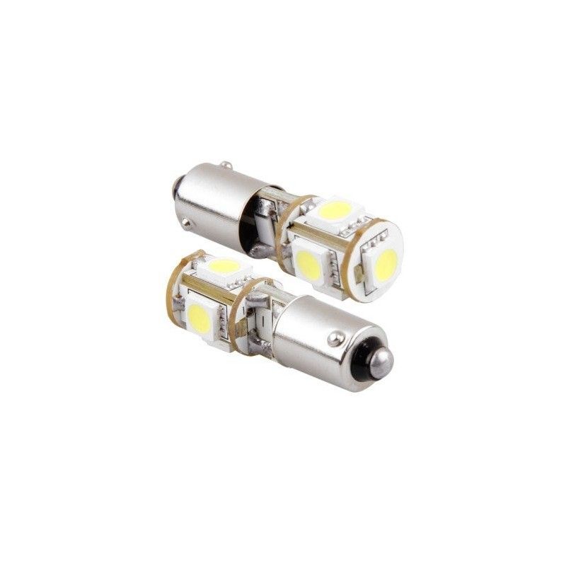 Led Diodlampa H6W BAX9s 5 SMD Canbus 2pack