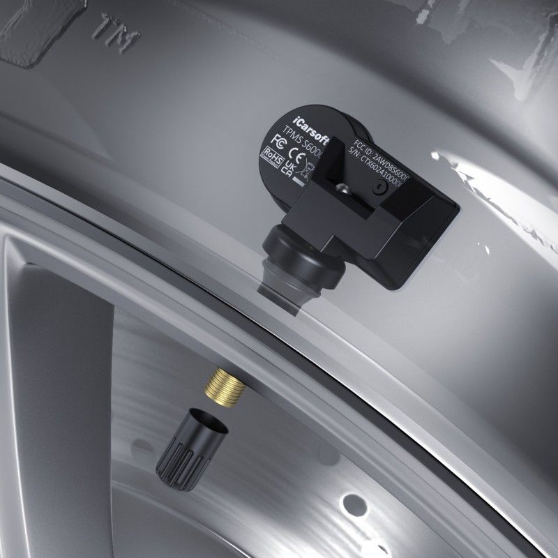 iCarsoft TPMS S6000 – Däcktryckssensor för CR Eagle & TPMS V800