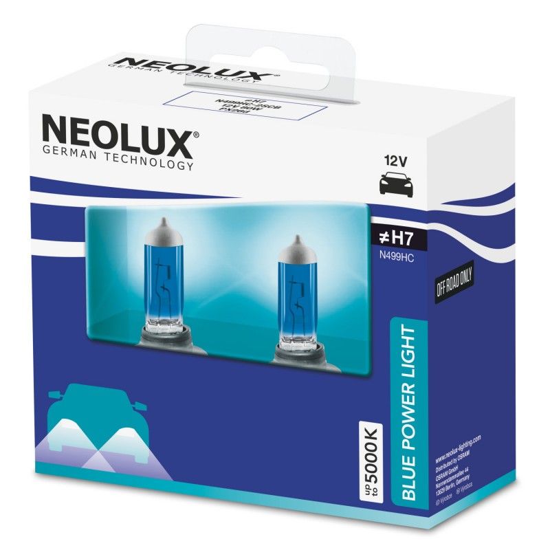 H7 Halogen Blue Power Light 80W