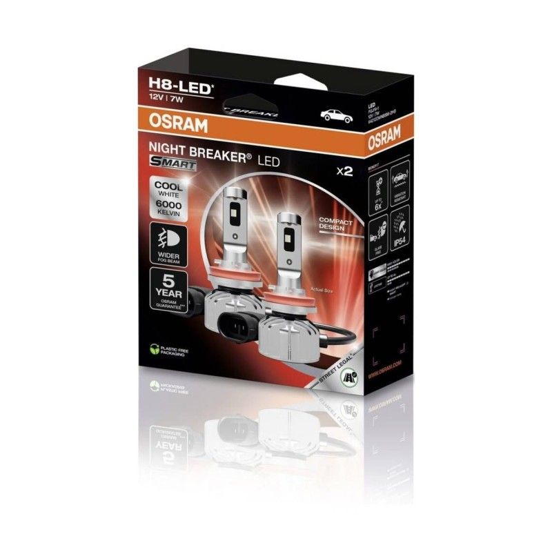 H8 Night breaker led konvertering Osram Smart