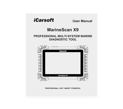 iCarsoft MarineScan X9 – Professionellt diagnosverktyg för båt, utombordare, inombordare och jetski