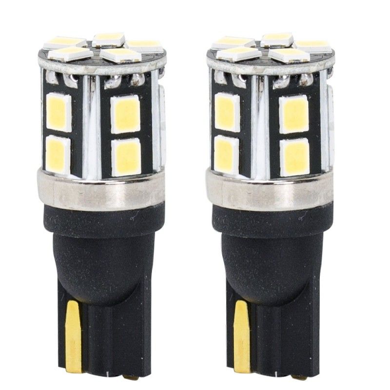 Canbus LED diodlampa T10 W5W med 10 st dioder xenonvit