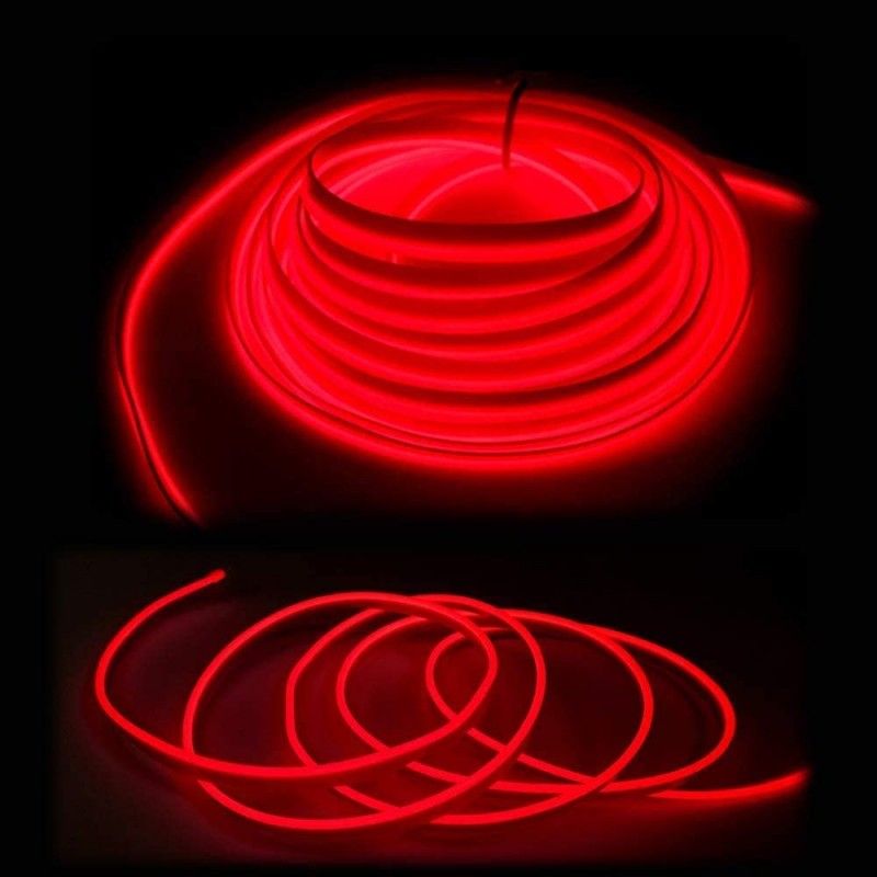 Glowstrip neon led slinga med cigg plugg 12V för dekoration 3 meter