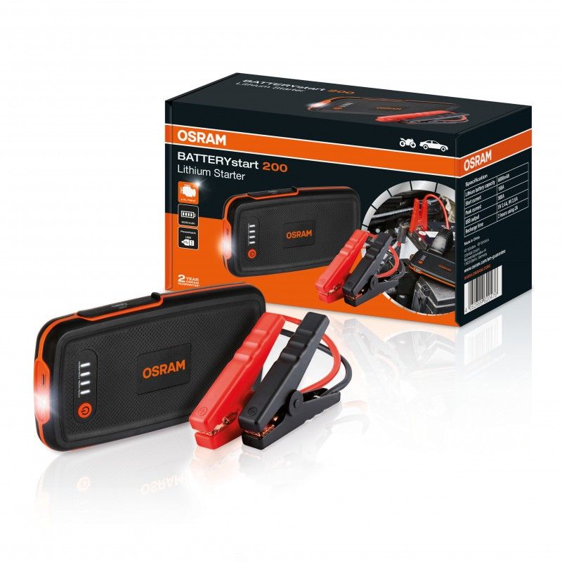 BATTERYstart 200 litiumstarter med powerbankfunktion