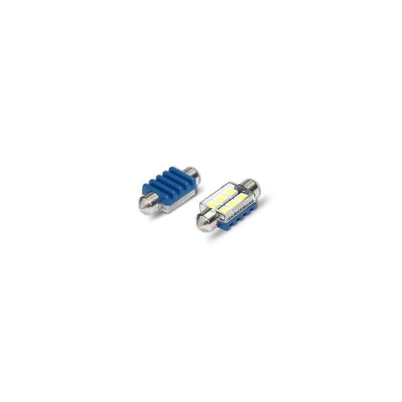 Spollampa festoon c5w SV85 Led 6 5050 smd Canbus 39mm