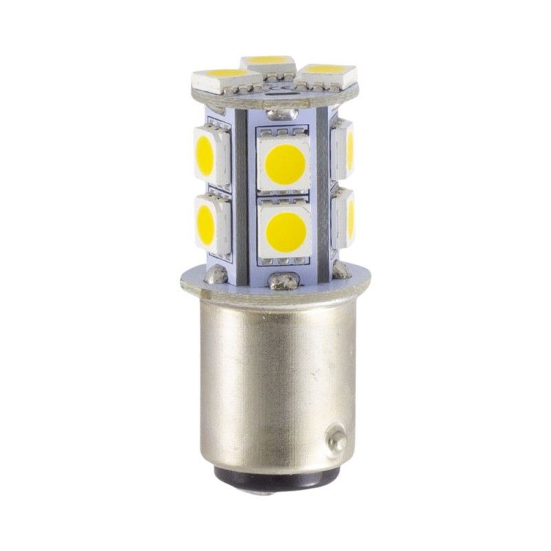 Led diod lampa BA15d 2-pack 13 smd Varmvit