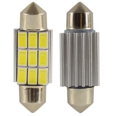 LED Spollampa Festoon C5W 36mm canbus 9 smd 2pack