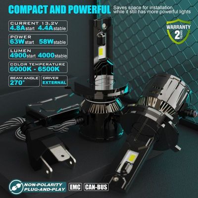 LED konverteringskit HP8 2-pack till halvljus och helljus