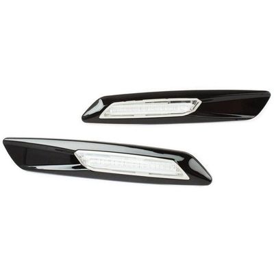 LED sidoblinkers BMW svart med klar lins