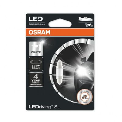 LEDriving Festoon spollampa SL C5W 36 mm White