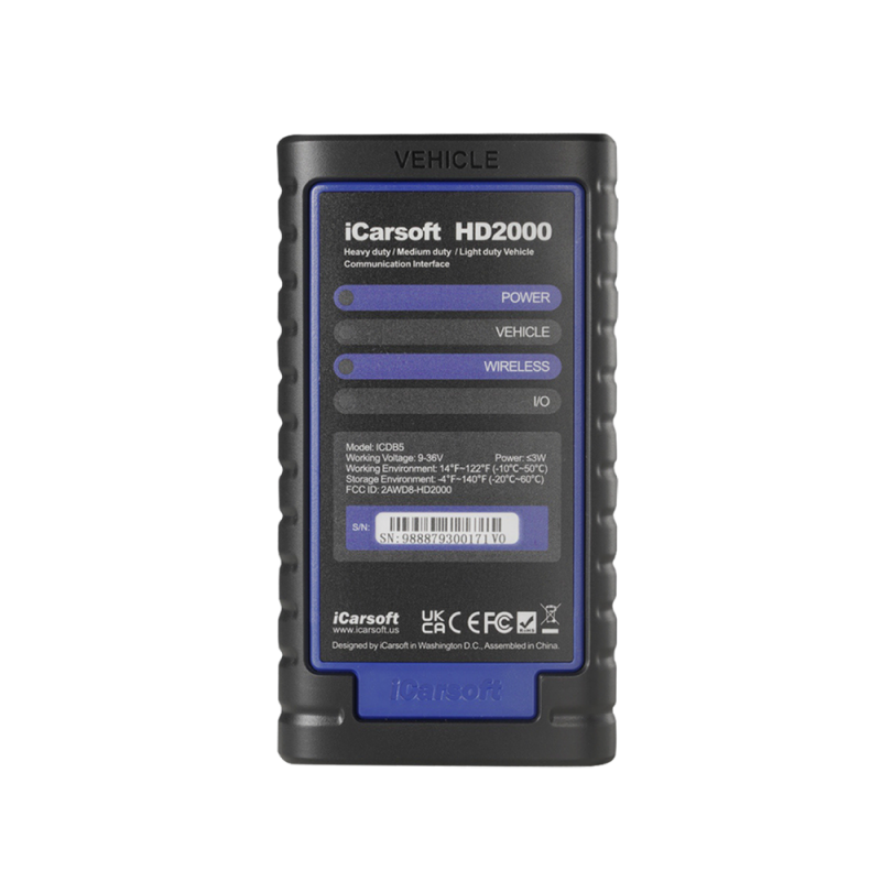iCarsoft HD2000 J1939 J1708 – Tung Fordonsdiagnostik för Din iCarsoft CR Ultra