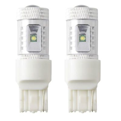 7440 W21W LED lampor 2pack Xenon Vit