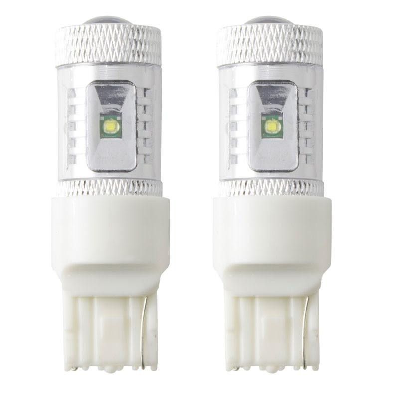 7440 W21W LED lampor 2pack Xenon Vit