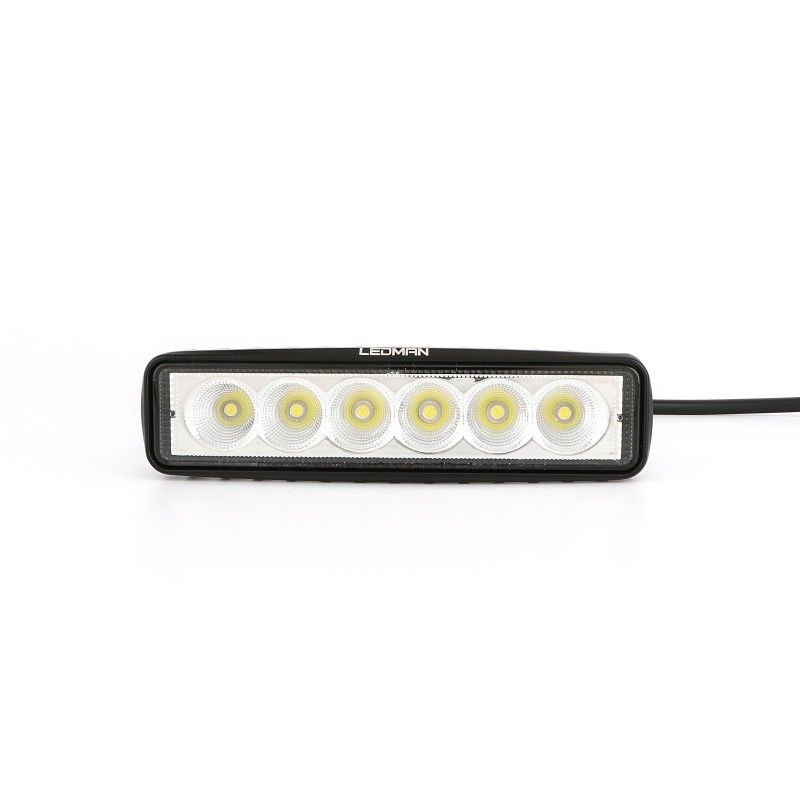 Led Ramp Off road Arbetsbelysning Backljus 18W 12V-24V Flood