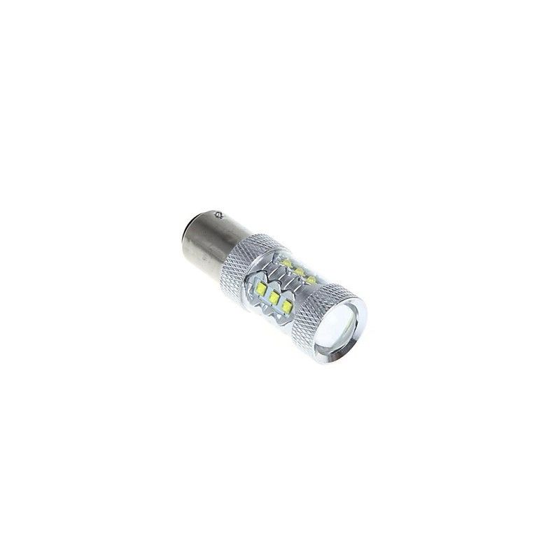 Led diodlampa BAY15D 1157 P215W 80w cree Röd