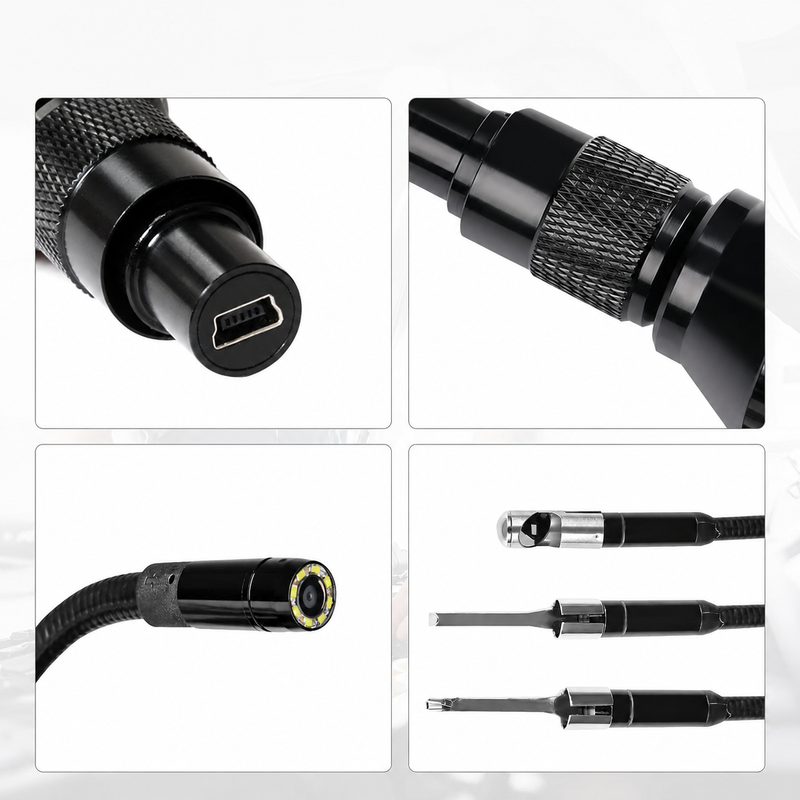 Autel MaxiVideo MV105S Inspektionskamera – 5,5 mm Endoskop för MaxiSys & OTOFIX | USB-inspektionskamera med LED-belysning