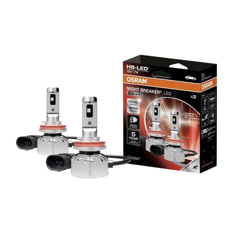 H8 Night breaker led konvertering Osram Smart