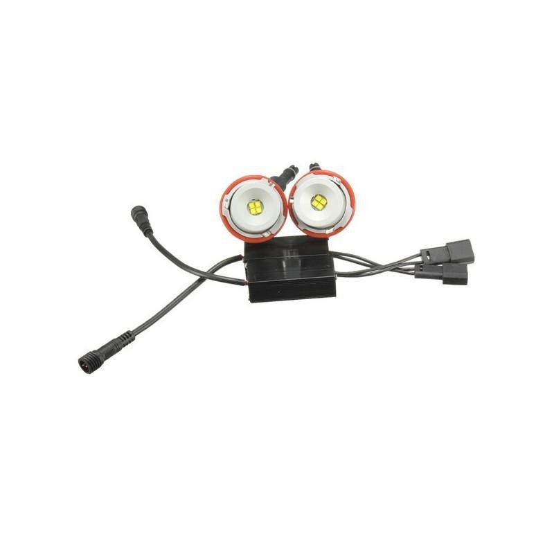 40W LED Angel Eyes Halo ringar för E39 E60