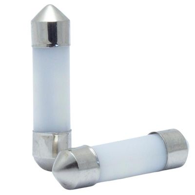 Spollampa / festoon c5w rörlampa frostat glas 2-pack