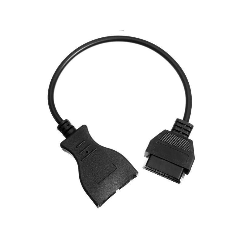 12 Pin OBD II Adapter 16 Pin