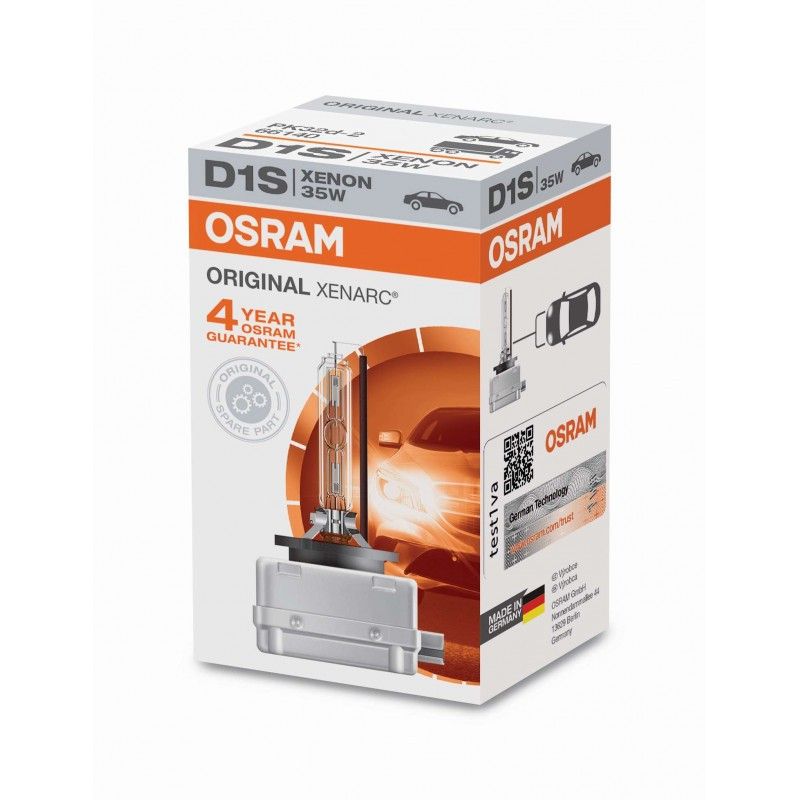 D1S 35W Osram Xenonlampa Xenarc Original Hid strålkastarlampa