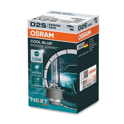 D2S Xenars Cool Blue Intense NextGen 6200K 150