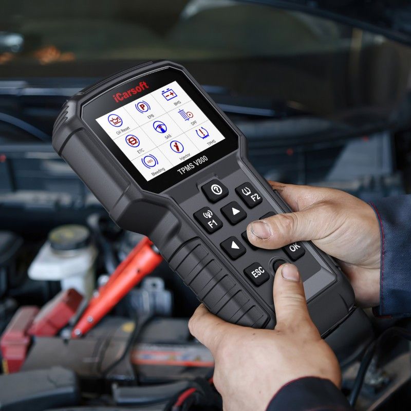 iCarsoft TPMS V800 – Professionellt TPMS- och diagnosverktyg för alla bilmärken