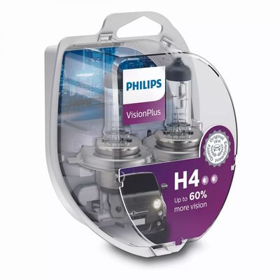 Philips H4 VisionPlus 60 2-pack