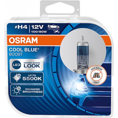 H4 12V 100W/90W Cool blue boost 5500K