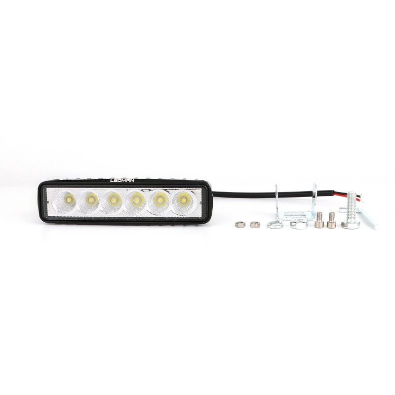 Led Ramp Off road Arbetsbelysning Backljus 18W 12V-24V Flood
