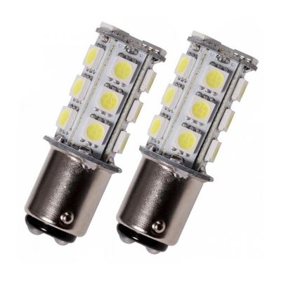Led Diodlampa P21/4W BAZ15d 18 smd Röd