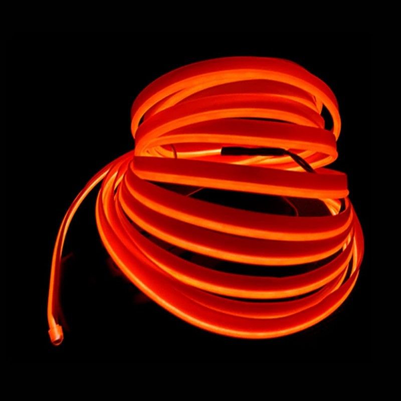 Glowstrip neon led slinga med cigg plugg 12V för dekoration 3 meter