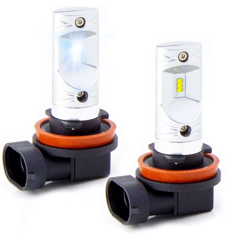 H11 Leddimljus CSPchip 6500K 800 lumen Xenonvit 2-pack