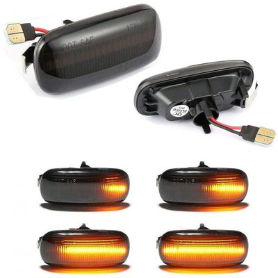 Dynamisk blinkers tonad lins till Audi A3/A4/A6/A8